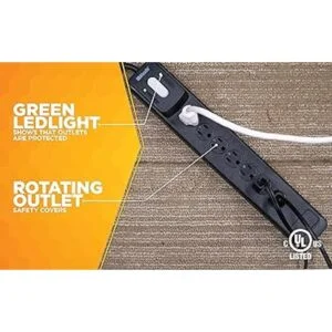 Woods Protector contra sobretensiones 41496 con función de