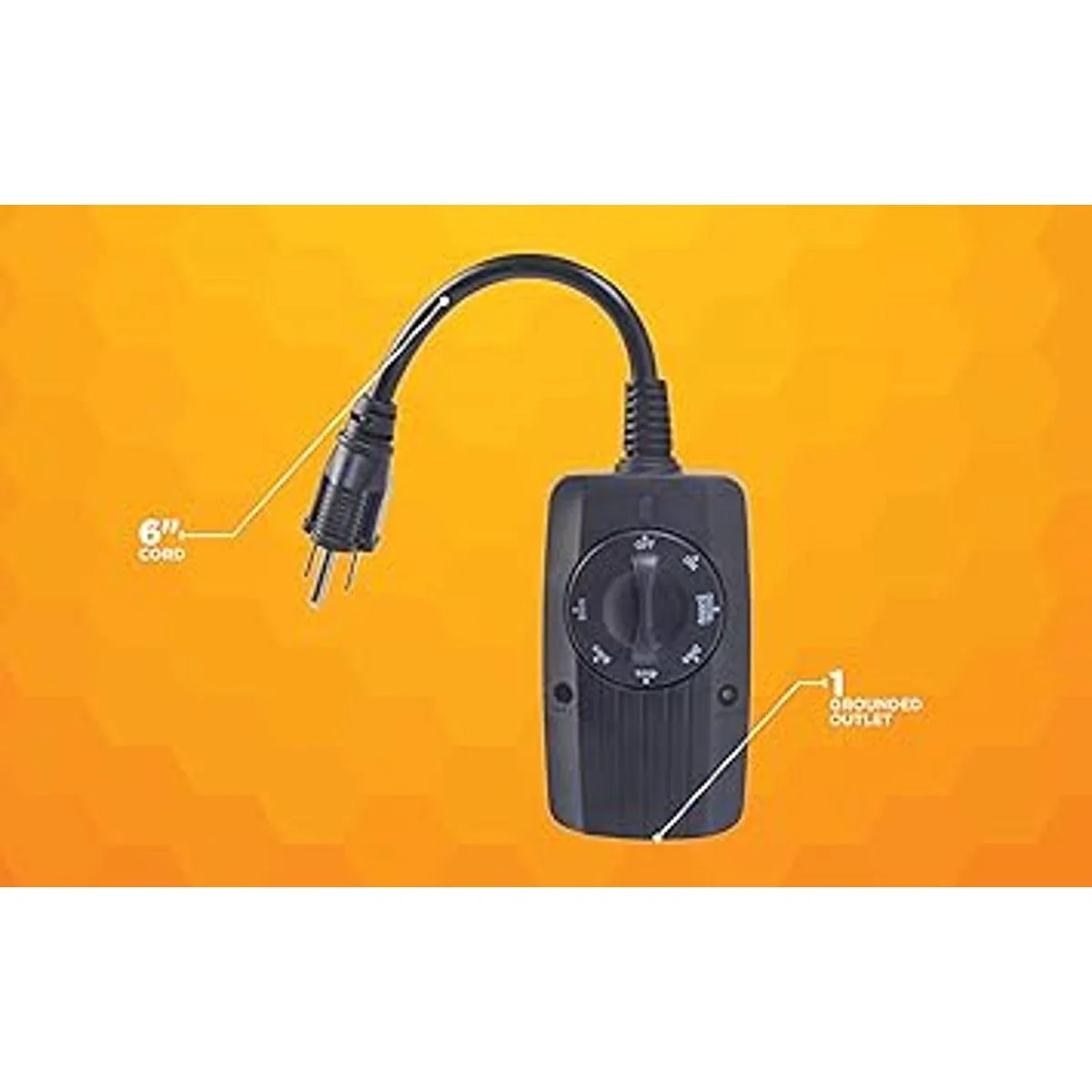 Woods 2001 WD temporizador mecánico para tomacorrientes