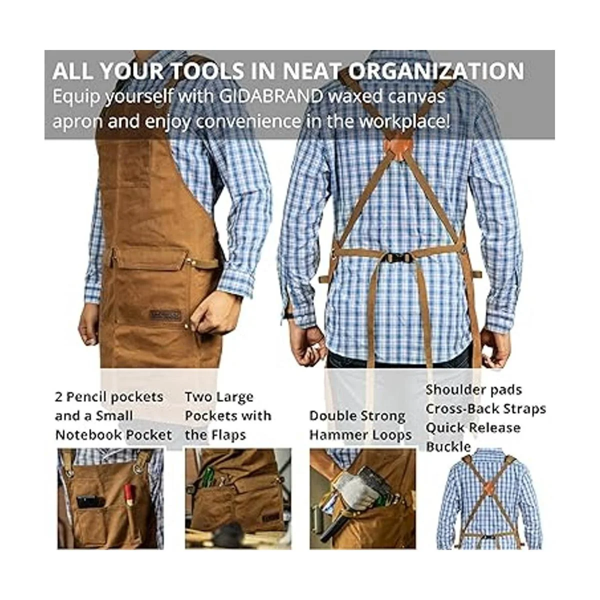 Woodworking Shop Delantales para hombres y mujeres_2