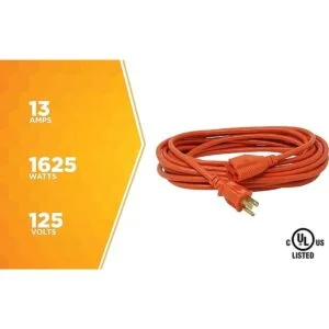 Woods 0268 163 SJTW Cable de extensión de uso general