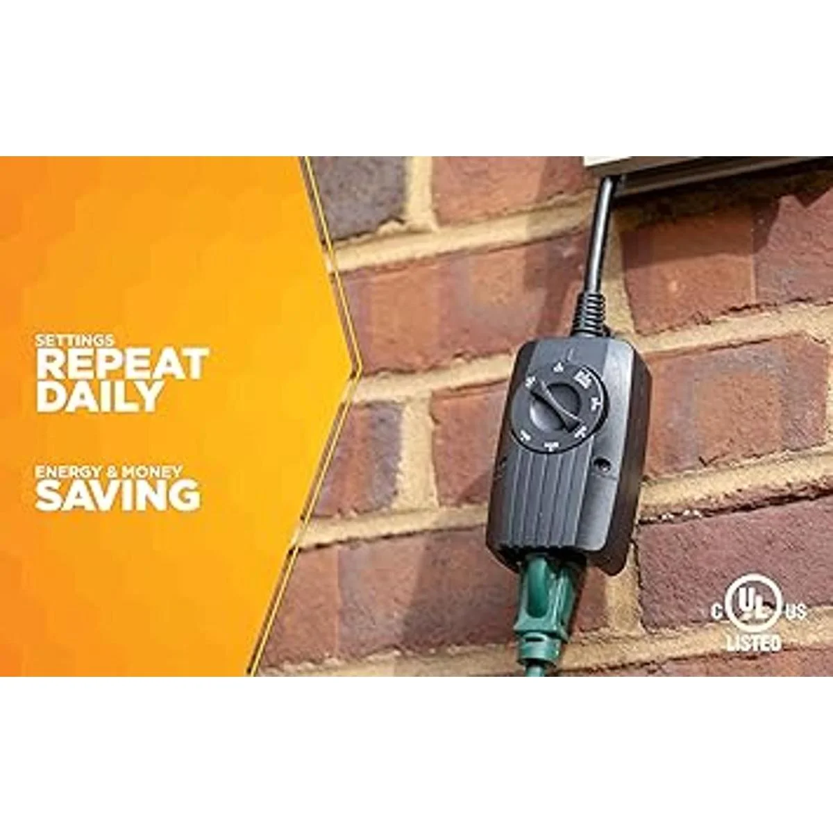 Woods 2001 WD temporizador mecánico para tomacorrientes