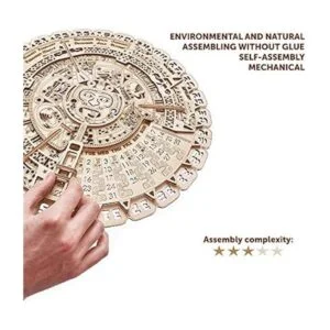 Wood Trick Rompecabezas de calendario maya de madera de_4