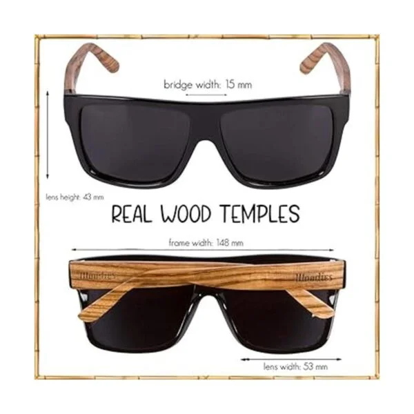 Woodies lentes de sol de madera con lentes polarizados_2