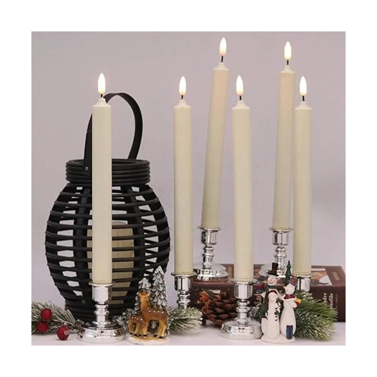 Wondise Velas de ventana con control remoto y_3