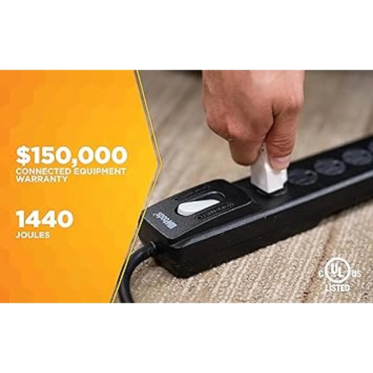 Woods Protector contra sobretensiones 41496 con función de