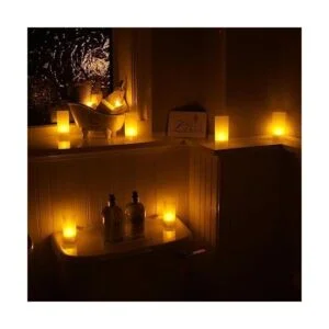 WoneNice Velas de té recargables no necesitan baterías