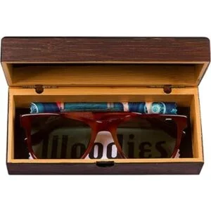 Woodies Lentes de sol de madera de nogal con acetato de