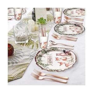 Woodland Creatures Suministros de fiesta para baby