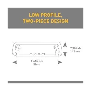 Wiremold Conducto eléctrico NM11 no metálico de_3