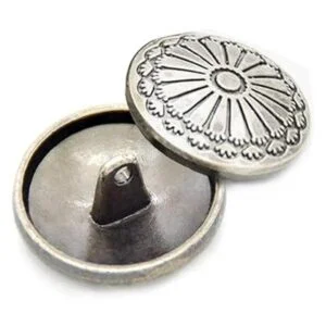 Wixine Botones de costura 10 unidades 0.906 in diseño