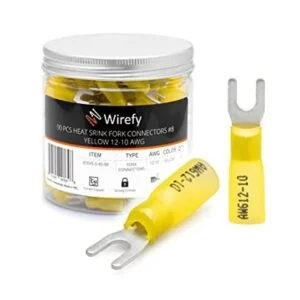 Wirefy 90 conectores de horquilla termorretráctil 8_1