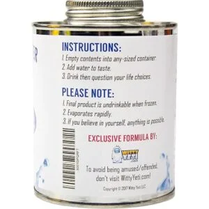 Witty Yeti agua deshidratada lata de 16 onzas. Nueva_4