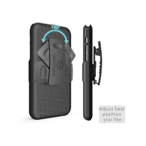 WixGear Funda para iPhone XXS con soporte y clip para_5