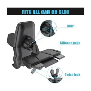 WixGear Soporte universal para coche con ranura para CD_4