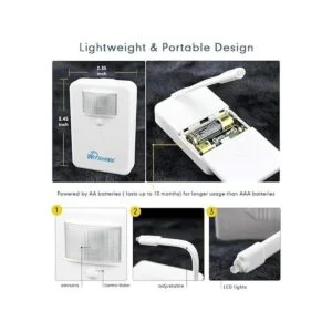 Witshine Paquete de 2 luces nocturnas para inodoro 16_2