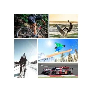 Woleyi Accesorios para cámara de acción soportes curvos y_3