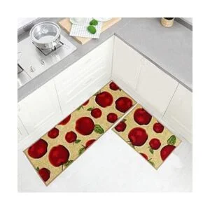 Wolala Home Alfombra de cocina duradera lavable a_2