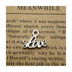 Wixine Juego de 100 colgantes de tono plateado envejecido_2