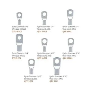 Wirefy Juego de 60 lengetas de alambre de cobre estañado_2