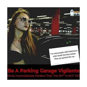 Witty Yeti Divertidas tarjetas de aparcamiento Bad Edición_4