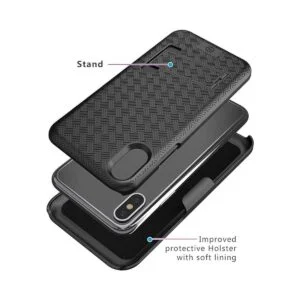 WixGear Funda para iPhone XXS con soporte y clip para_2