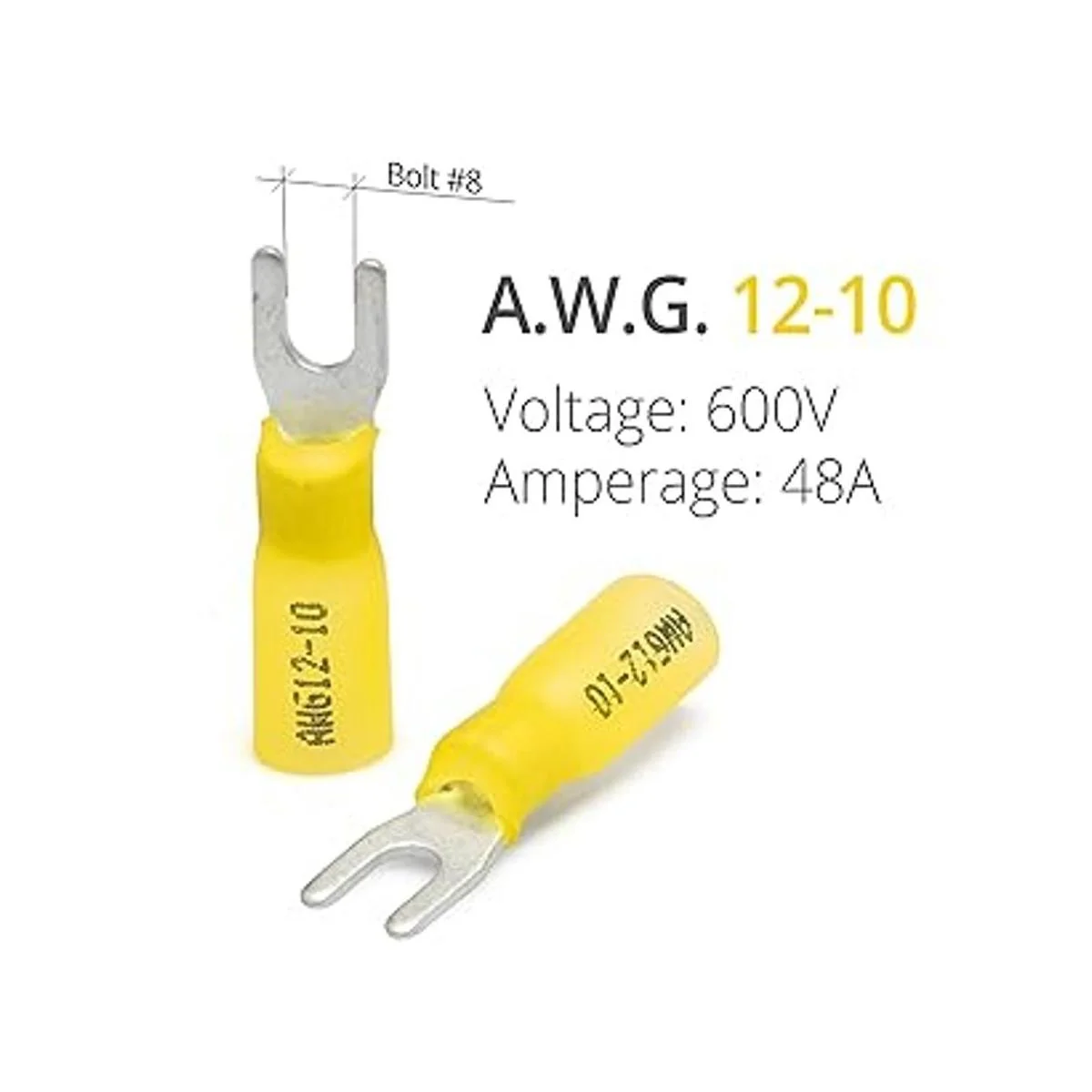 Wirefy 90 conectores de horquilla termorretráctil 8_2