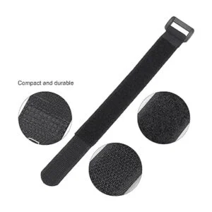 Wisdompro Paquete de 12 correas de sujeción reutilizables