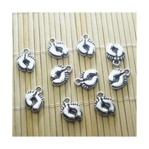 Wixine 100 cuentas con colgante de corazón de alas de