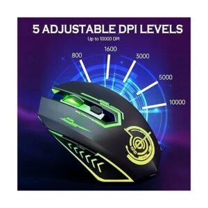 Wireless USB Gaming Mouse recargables uhuru 5 botones 7_3