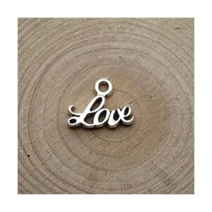 Wixine Juego de 100 colgantes de tono plateado envejecido_3