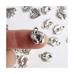 Wixine 100 cuentas con colgante de corazón de alas de