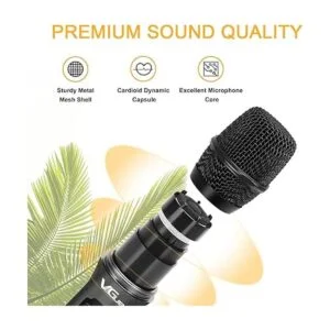Wireless Microphone VeGue UHF Cordless Dual Handheld_3