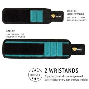 Wizsla Pulsera magnética para guardar tornillos_6