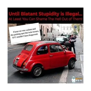 Witty Yeti Divertidas tarjetas de aparcamiento Bad Edición_5