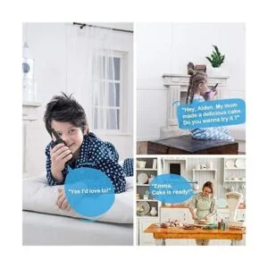 Wishouse Walkie Talkies recargables para niños de largo_2