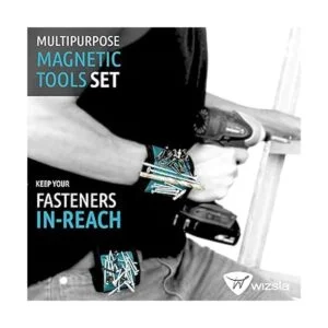Wizsla Pulsera magnética para guardar tornillos_3