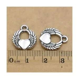 Wixine Juego de 20 colgantes de 0.709 x 0.591 in diseño