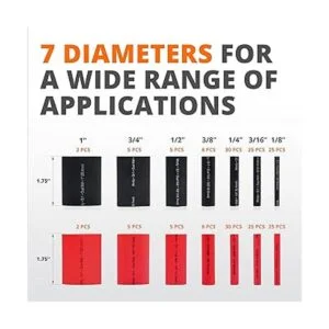 Wirefy Kit de tubos termorretráctiles Relación 31 con_2