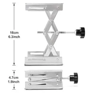Wisamic Plataforma de soporte de tijera de laboratorio de_5