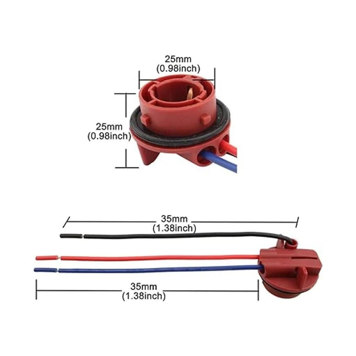 Winka Paquete de 4 bombillas 1157 BAY15D de repuesto para_2