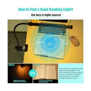 Winmor Lámpara de escritorio LED con clip 3 colores 11 de_5