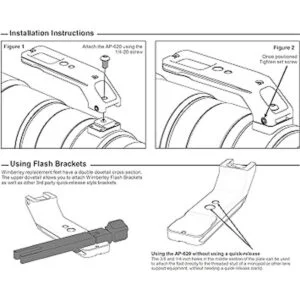 Wimberley AP620 Pies de repuesto para objetivo Sony_4