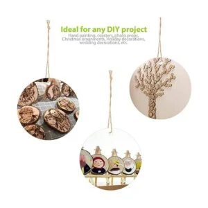 William Craft Rebanadas de madera natural sin acabar 20_4