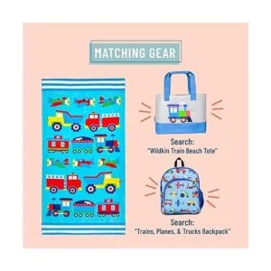 Wildkin Toalla de playa 100 algodón para niños y niñas_3