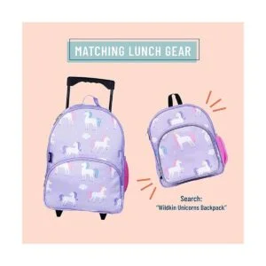 Wildkin Mochila con ruedas para niños y niñas la mochila