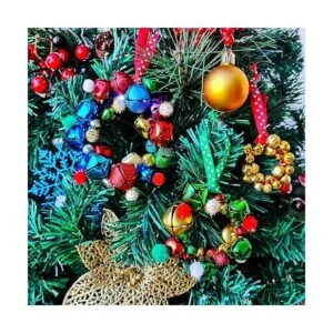 Winlyn Juego de 475 adornos para árbol de Navidad corona