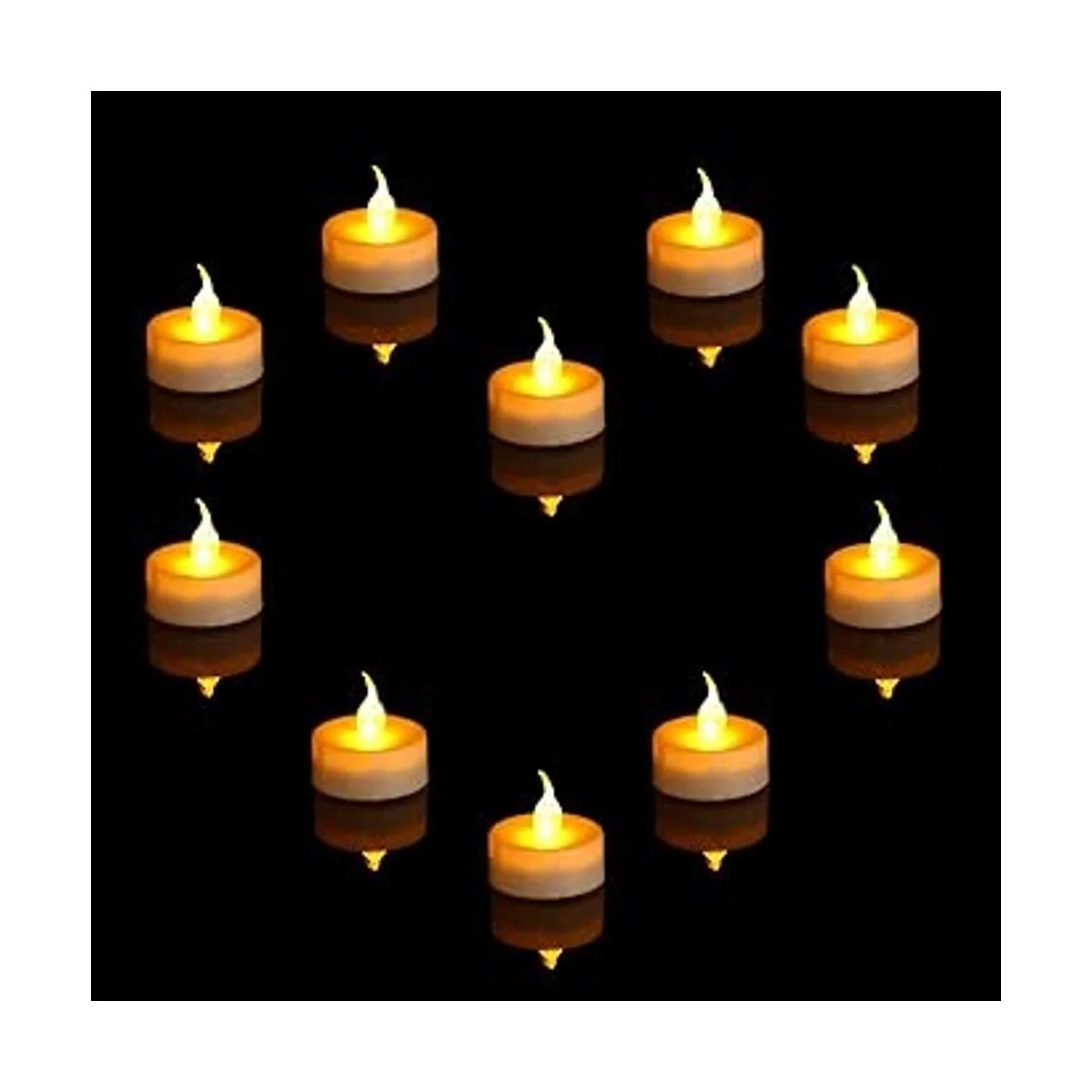 Wilrigir Luces LED de té remotas con temporizador velas_3