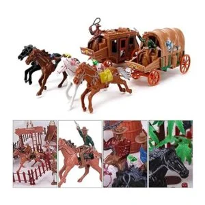 Wild West Cowboys cifras de los Indios de plástico_3