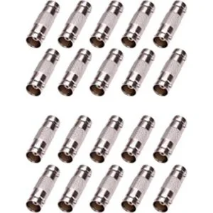 WildHD 20 paquetes BNC Barrel Conector y BNC hembra a_1