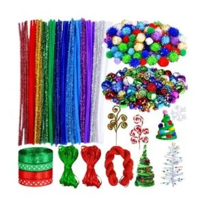 Winlyn Juego de 475 adornos para árbol de Navidad corona